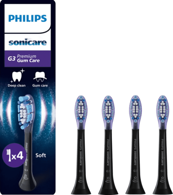 Philips Sonicare Premium Gum Care HX9054/88 Zwart (4 stuks)
