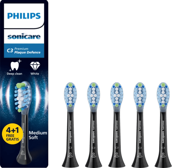 Philips Sonicare Premium Plaque Defense HX9045/88 Zwart (5 stuks)