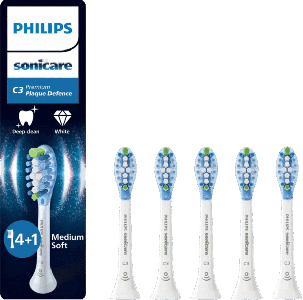 Philips Sonicare Premium Plaque Defense HX9045/87 Wit (5 stuks)