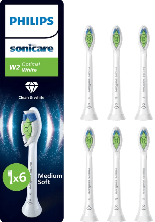 Philips Sonicare Optimal White HX6066/87 Wit (6 stuks)