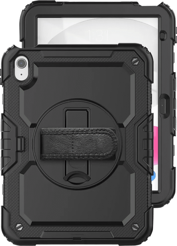 Just in Case Apple iPad (2025/2022) Rotating Back Cover Zwart