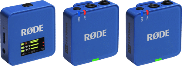 Rode Wireless GO Gen 3 Blauw