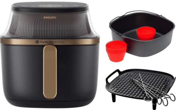 Philips Airfryer XXL 3000 Serie NA342/00 + Grillkit + Bakset
