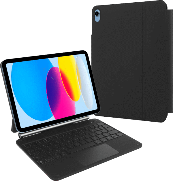 BlueBuilt Apple iPad (2025/2022) 11 inch Toetsenbord Hoes QWERTY Zwart