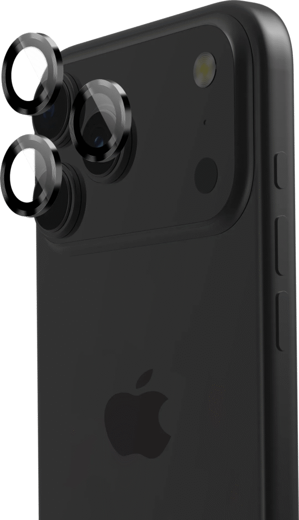 BlueBuilt Aluminium Camera Lens Protector Apple iPhone 17 Pro/17 Pro Max Black