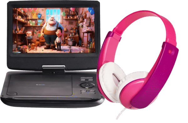 Denver MT-1097 + JVC HA-KD7 Roze
