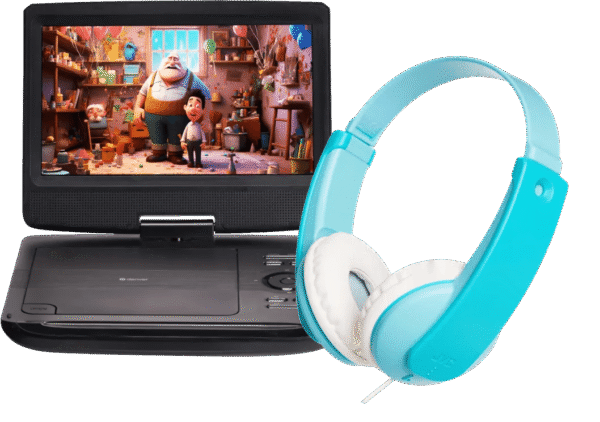 Denver MT-1097 + JVC HA-KD7 Blauw