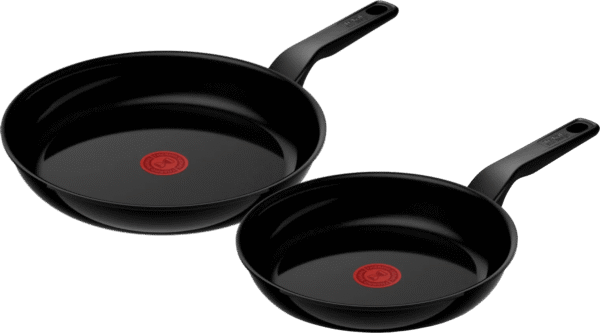Tefal Renew Black Keramische Koekenpannenset 24 + 28 cm
