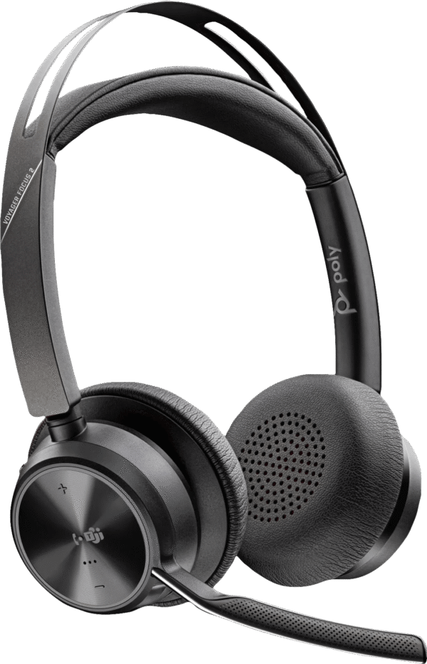 Poly Voyager Focus 2 MS Draadloze Office Headset + Oplaadstation