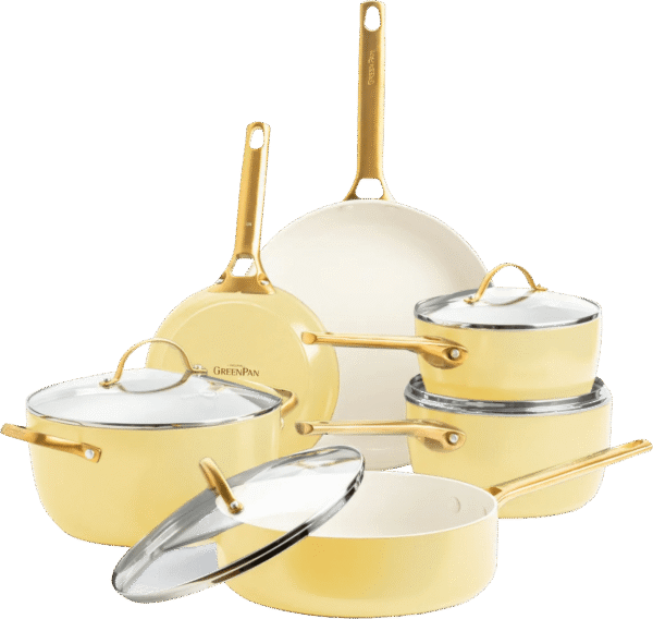 GreenPan Padova Reserve Pannenset 10-delig Sunshine Yellow