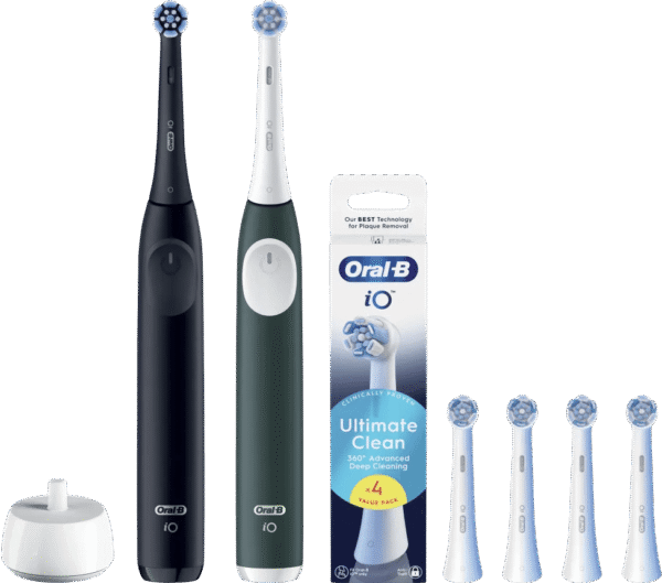 Oral-B iO 2 Duo Pack Zwart en Groen Value Pack