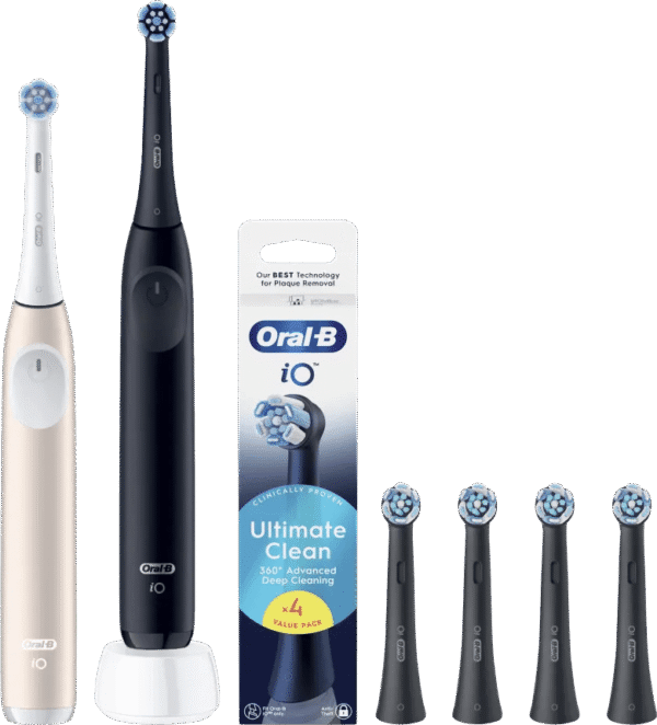 Oral-B iO 2 Duo Pack Zwart en Roze Value Pack