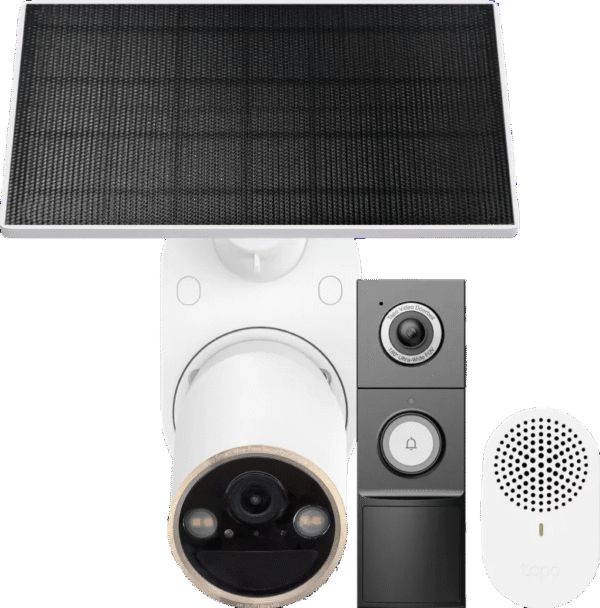TP-Link Tapo C460 Solar Kit + D235 Smart Battery & Wired Doorbell