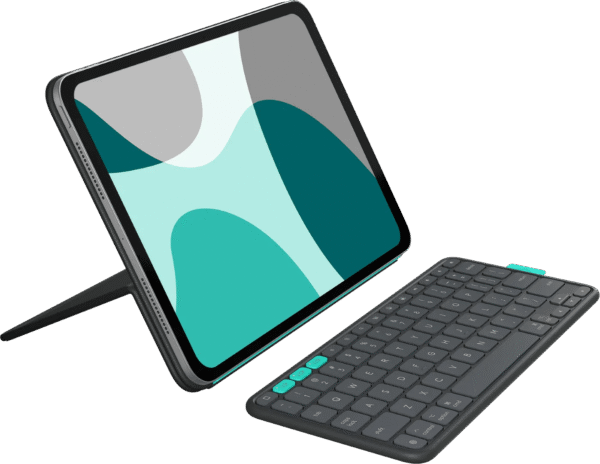 Logitech Flip Folio iPad Pro (2024) / iPad Air (2025) 11 inch Toetsenbord Hoes QWERTY