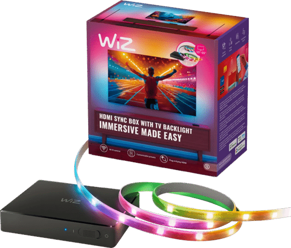 WiZ HDMI Sync Box + Lightstrip voor 55-65 Inch TV's