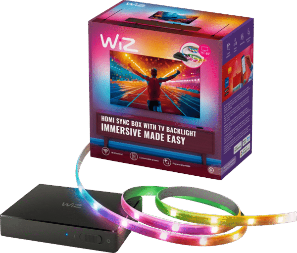 WiZ HDMI Sync Box + Lightstrip voor 75-85 Inch TV's