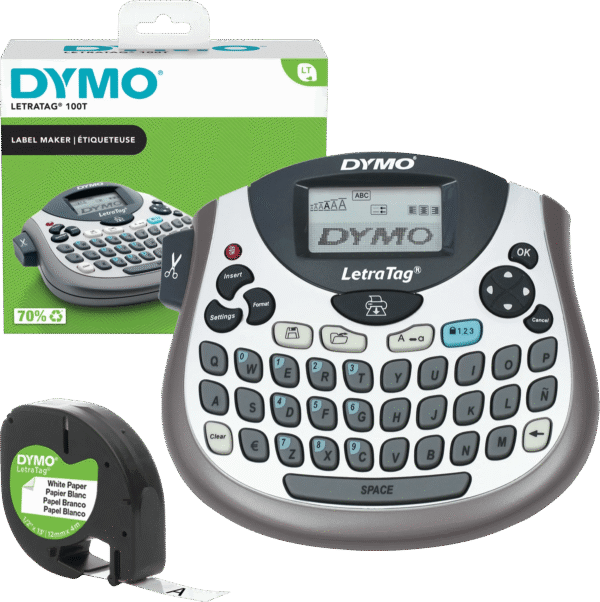 DYMO LetraTag LT-100T Labelprinter Qwerty + tape