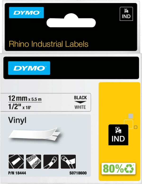 DYMO Rhino 12mm x 5