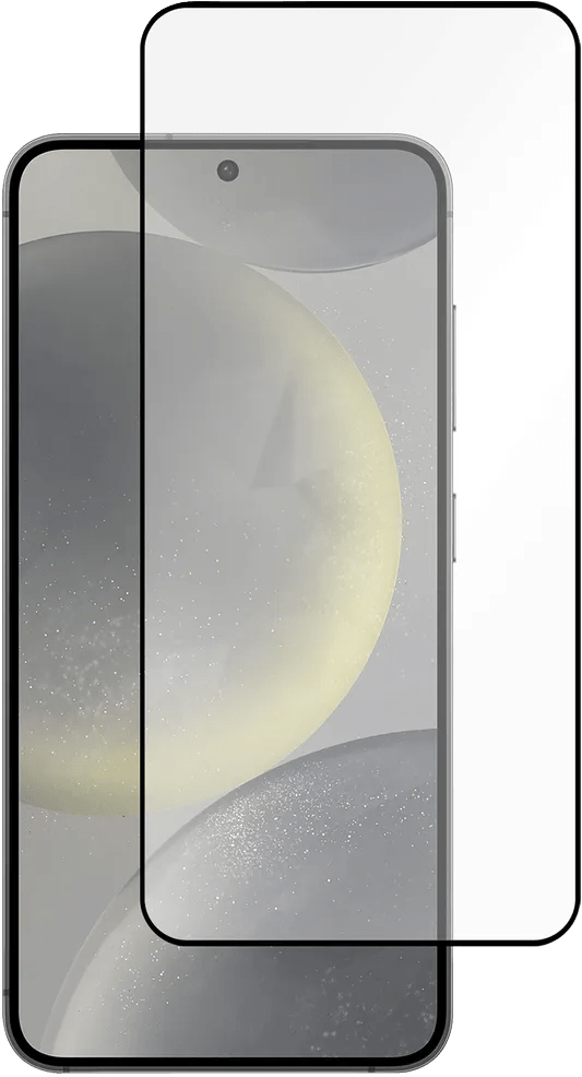 Just In Case Full Cover Samsung Galaxy S24 Screenprotector Zwart