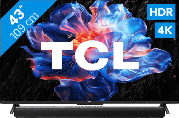 TCL 43" Led P61K 4K (2025) + TCL S45H 2.0 Soundbar