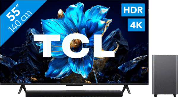 TCL 55" QLED P71K 4K (2025) + TCL S55H 2.1 Soundbar