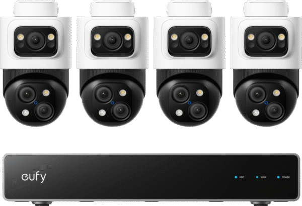 Eufy PoE Security System + NVR + S4 4-Pack
