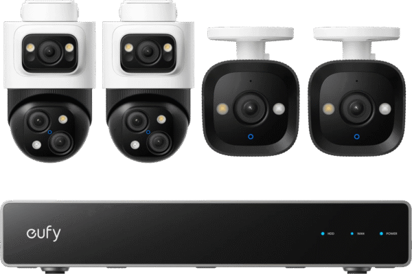 Eufy PoE Security System + NVR + S4 2-Pack + E40 2-Pack