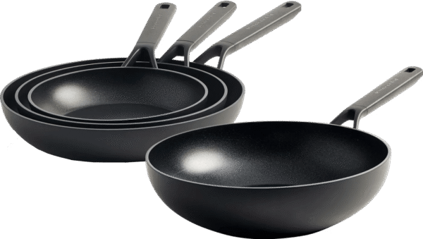 KitchenAid Classic Forged Koekenpannenset 20 + 24 + 28 cm + Wokpan 28 cm