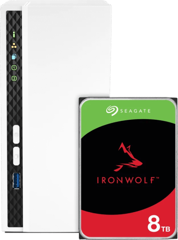 QNAP TS-233 + Seagate Ironwolf 8TB
