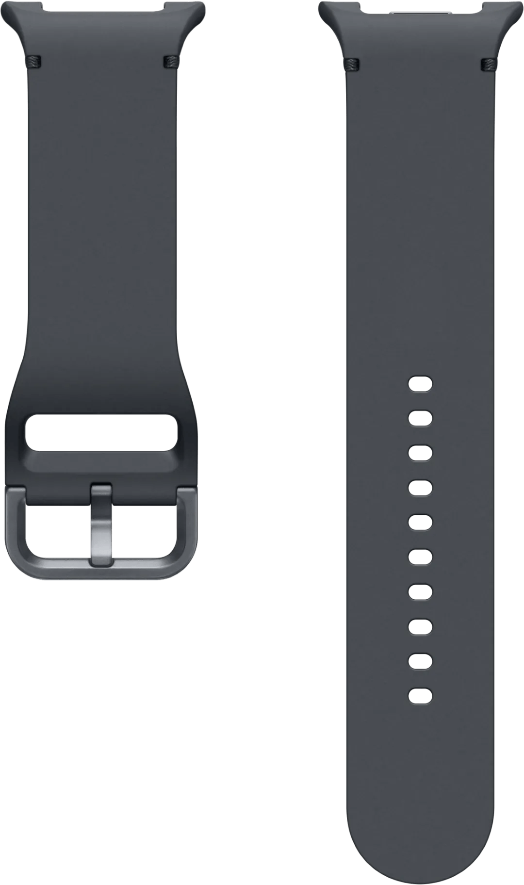 Samsung galaxy watch 8 series siliconen sport bandje donkergrijs m/l 1 Samsung galaxy watch 8 series siliconen sport bandje donkergrijs m/l