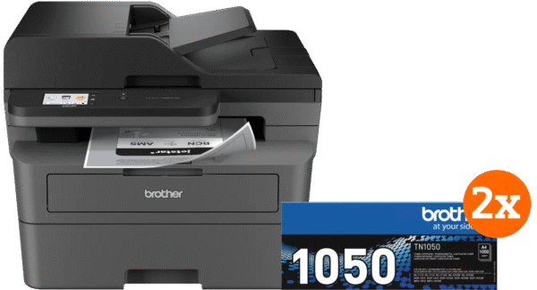 Brother DCP-L2660DW + 2 extra zwarte toners