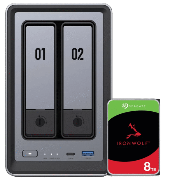 UGREEN NASync DXP2800 + Seagate Ironwolf 8TB