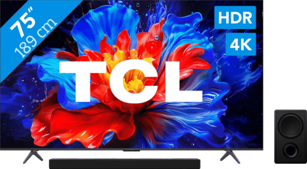 TCL 75" QLED P81K 4K (2025) + TCL Q75H