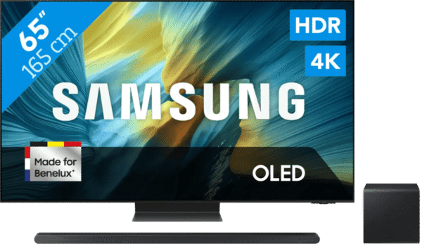 Samsung 65" OLED S95F 4K (2025) + Samsung HW-S800D Zwart