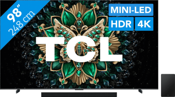 TCL 98" QD Mini-led C61K 4K (2025) + TCL Q75H