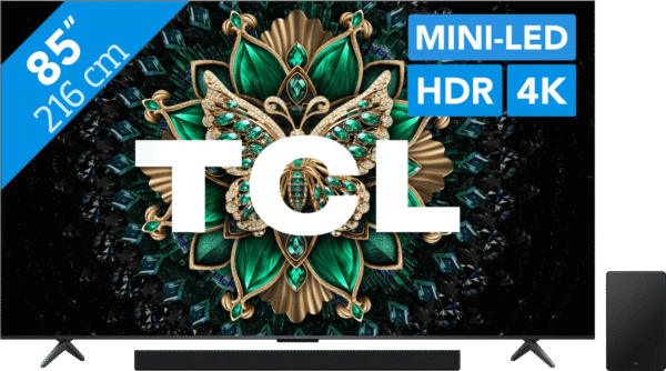 TCL 85" QD Mini-led C61K 4K (2025) + TCL Q75H
