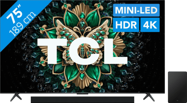 TCL 75" QD Mini-led C61K 4K (2025) + TCL Q75H