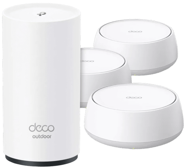 TP-Link Deco BE25 3-pack + TP-Link Deco X50 Outdoor