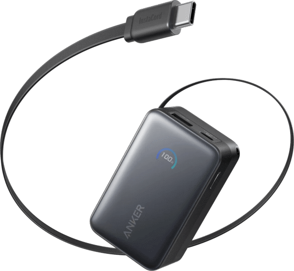 Anker Nano Powerbank 10.000 mAh met 45 Watt Snelladen Zwart