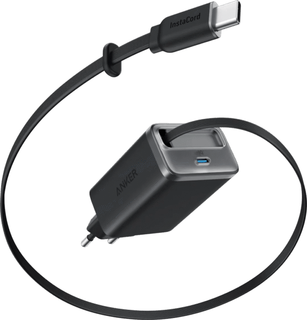 Anker Nano Oplader met Usb C poort en kabel 35W Zwart
