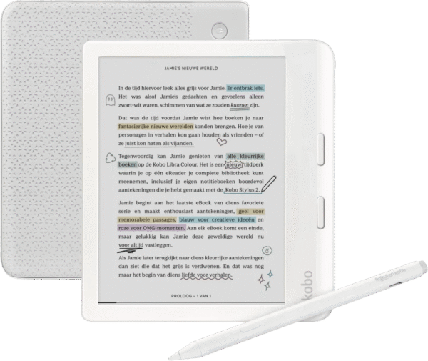Kobo Libra Colour Wit + Kobo Stylus 2