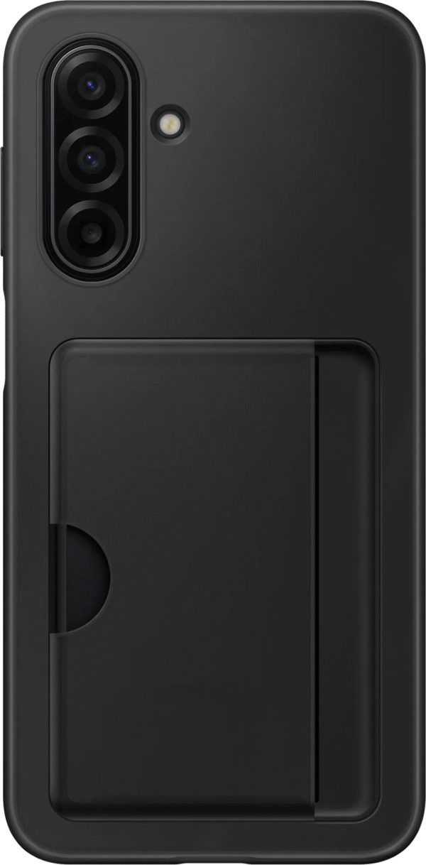 Samsung Galaxy A17 Card Slot Back Cover Zwart