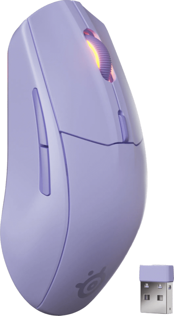 SteelSeries Rival 3 Gen 2 Draadloze Gaming Muis Lavendel
