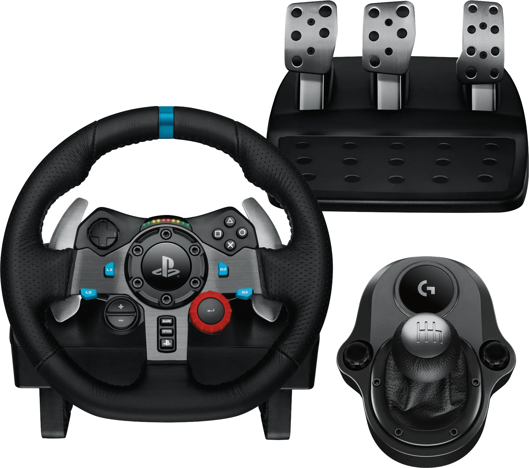 Logitech g29 se playstation & pc + driving force shifter 1 Logitech g29 se playstation & pc + driving force shifter