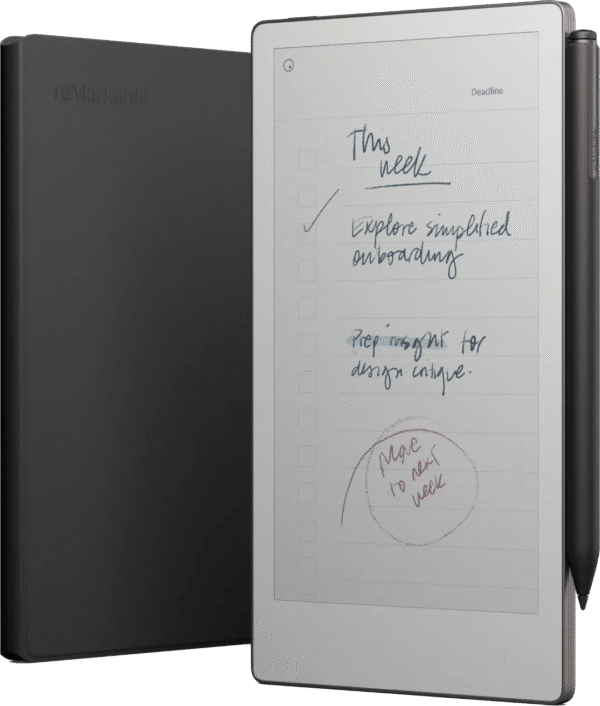 reMarkable Paper Pro Move met Book Case Leer Zwart