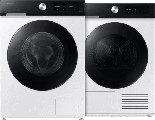 Samsung WW90DB7U94GE AI Wash + Samsung DV90DB7845GEU3 QuickDrive
