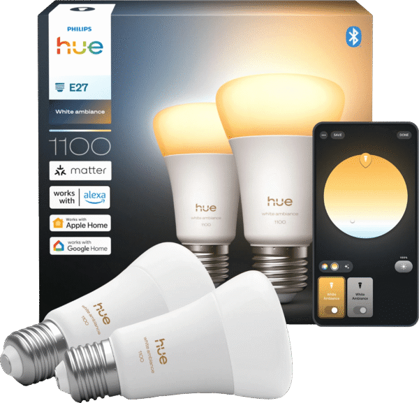 Philips Hue A67 White Ambiance E27 1100lm 2-pack