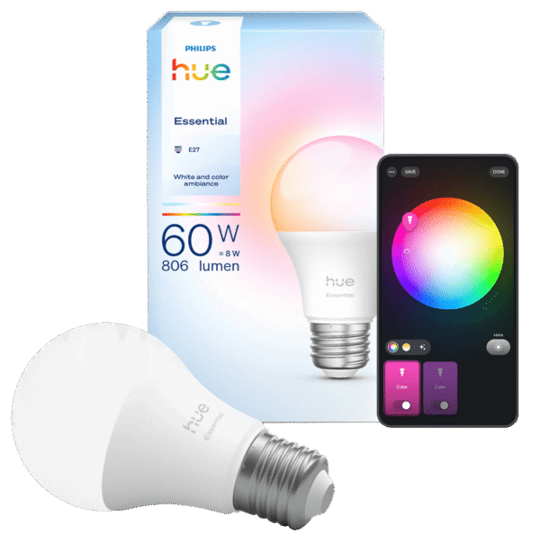 Philips Hue Essential A60 White and Color E27