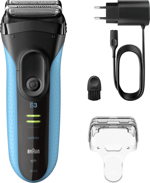 Braun Series 3+ 3040S Blauw