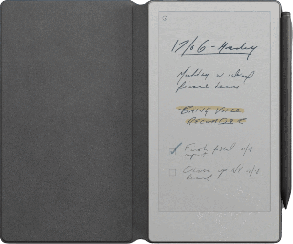 reMarkable Paper Pro Move Mosaic Weave Book Folio Blauw